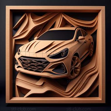 3D модель Hyundai Aura (STL)